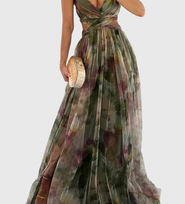 Giselle™ | Květinové Maxi Šaty