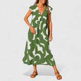 Koralia | Sofistikované šaty s V výstřihem