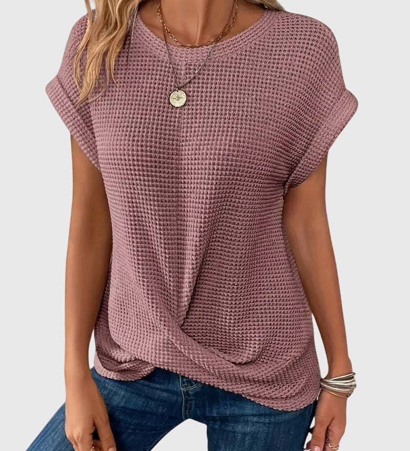 Isa™ | Elegantní Blůza s Kulatým Výstřihem