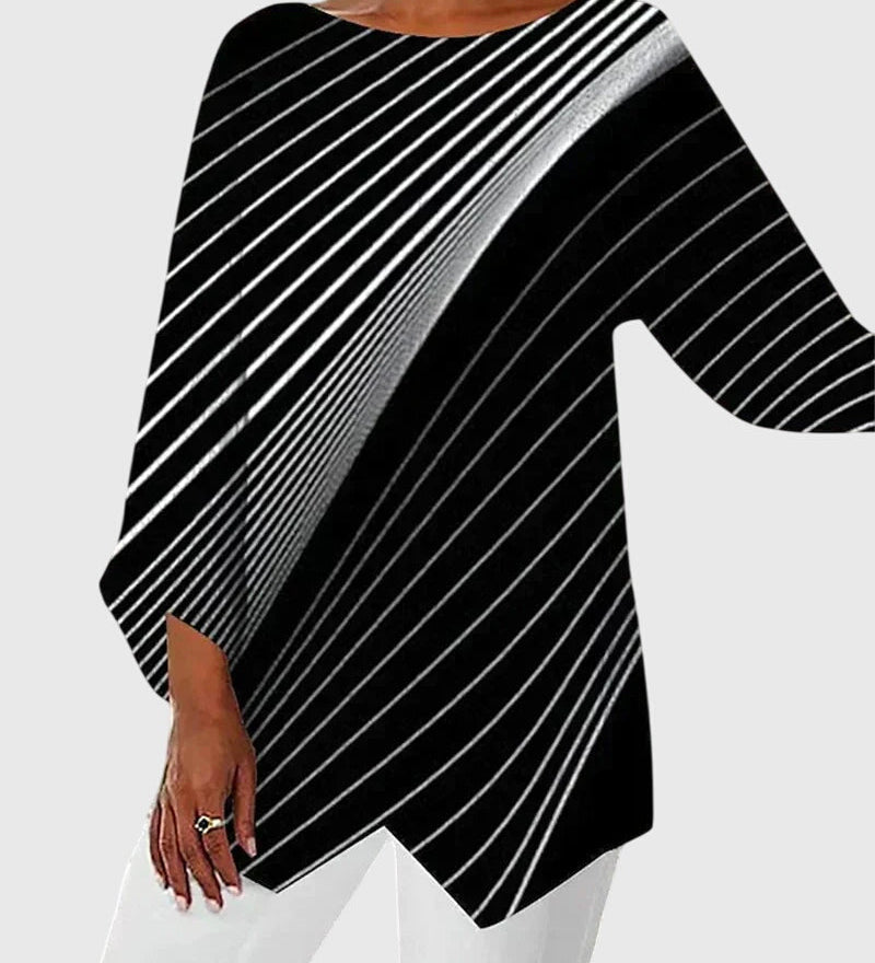 Alayah™ | Elegantní top s kulatým výstřihem