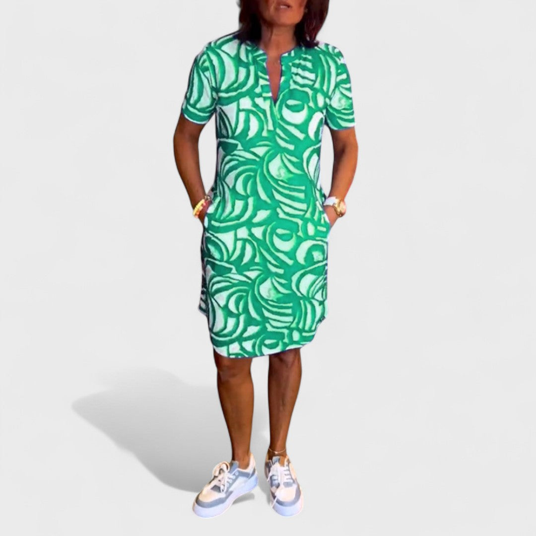 Barbora | Svěží Vzorované Šaty