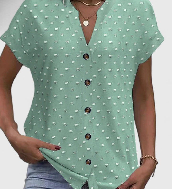 Míle | Pohodlné tričko s V-výstřihem