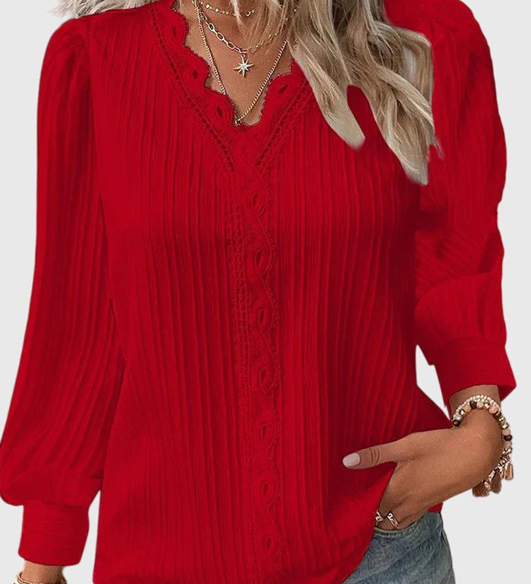 Andrea™ | Elegantní Pulovrová Blůza