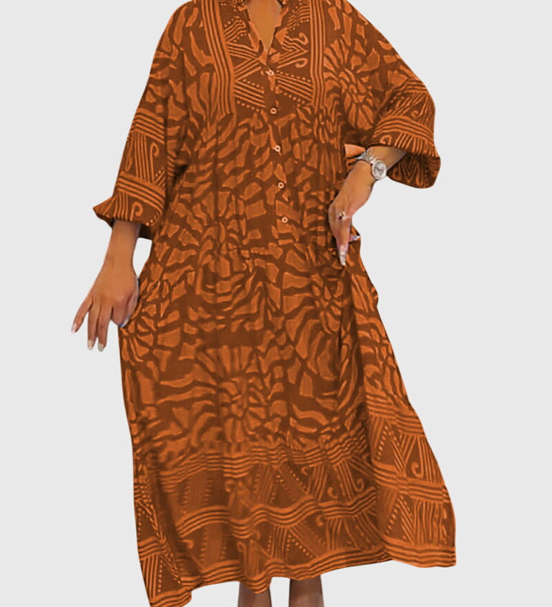 Mckinley™ | Maxi šaty s elegantním potiskem