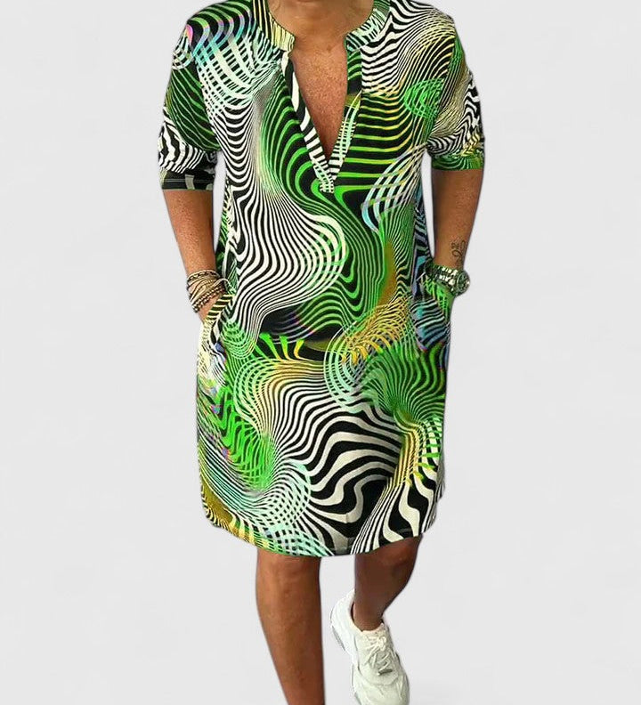 Helinae™ | Sofistikované šaty s V výstřihem