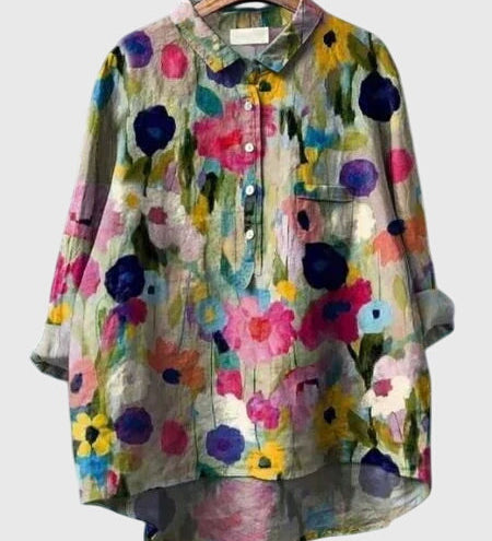 Valeria™ - Blůza s květinovým potiskem