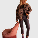 Elodie | Stylová bunda s leopardím potiskem