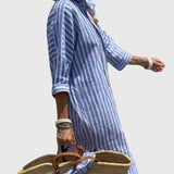 Ellen™ | Klasické pruhované šaty