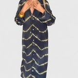 Amelie™ | Elegantní boho pruhované maxi šaty