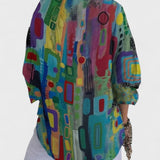 Rose™ | Elegantní geometrický vzor blůza