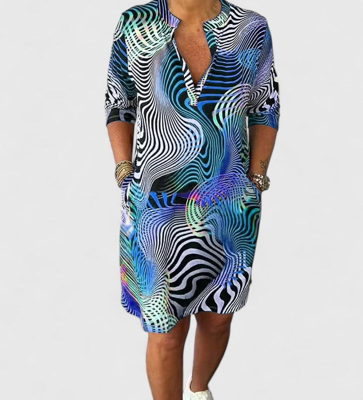 Helinae™ | Sofistikované šaty s V výstřihem