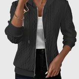 Lena™ - Mikina s kapucí a zipem