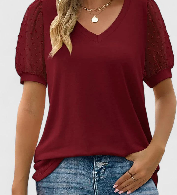 Sofrenia | Pohodlný top s výstřihem do V