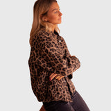 Elodie | Stylová bunda s leopardím potiskem