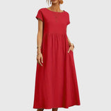 Giselle™ - Lehká šatová šaty s kapsami