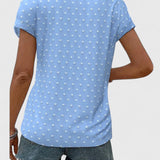 Míle | Pohodlné tričko s V-výstřihem