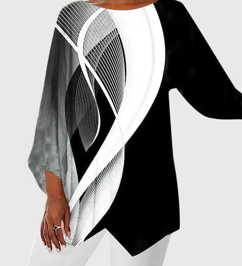 Alayah™ | Elegantní top s kulatým výstřihem