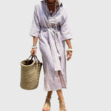 Ellen™ | Klasické pruhované šaty