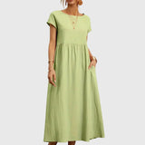 Giselle™ - Lehká šatová šaty s kapsami