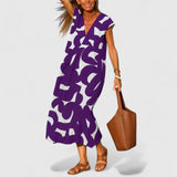 Koralia | Sofistikované šaty s V výstřihem