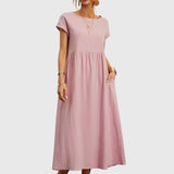 Giselle™ - Lehká šatová šaty s kapsami