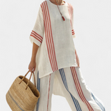 Anzaleira | Elegantní pruhovaný komplet