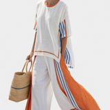 Anzaleira | Elegantní pruhovaný komplet