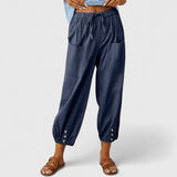 Jolie | Sofistikované kalhoty s širokými nohavicemi
