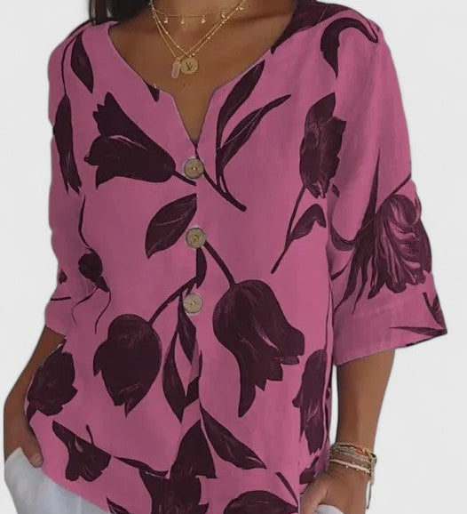 Isabel | Elegantní květinová blůza