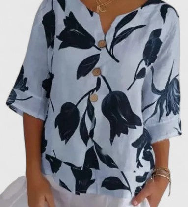 Isabel | Elegantní květinová blůza
