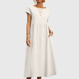 Giselle™ - Lehká šatová šaty s kapsami