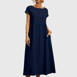 Giselle™ - Lehká šatová šaty s kapsami