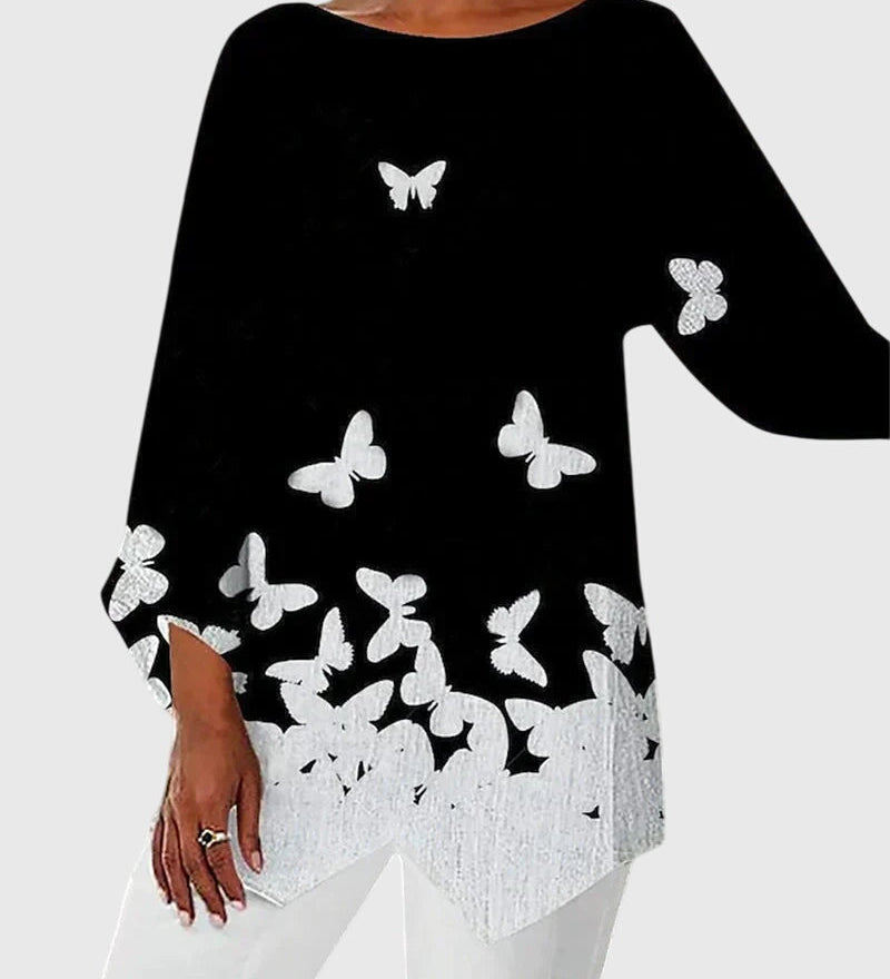 Alayah™ | Elegantní top s kulatým výstřihem