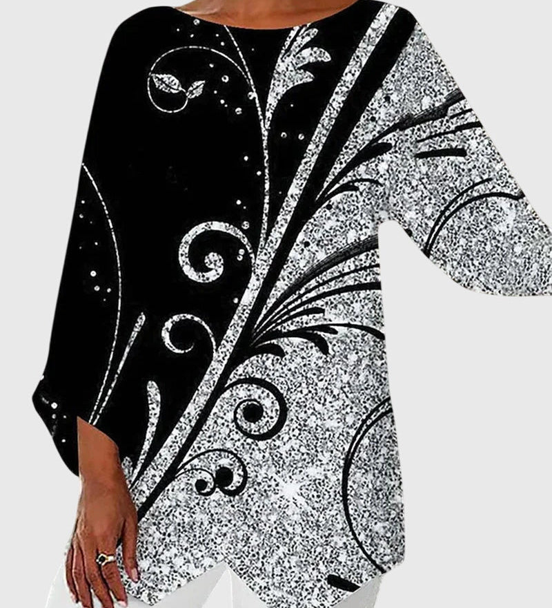 Alayah™ | Elegantní top s kulatým výstřihem