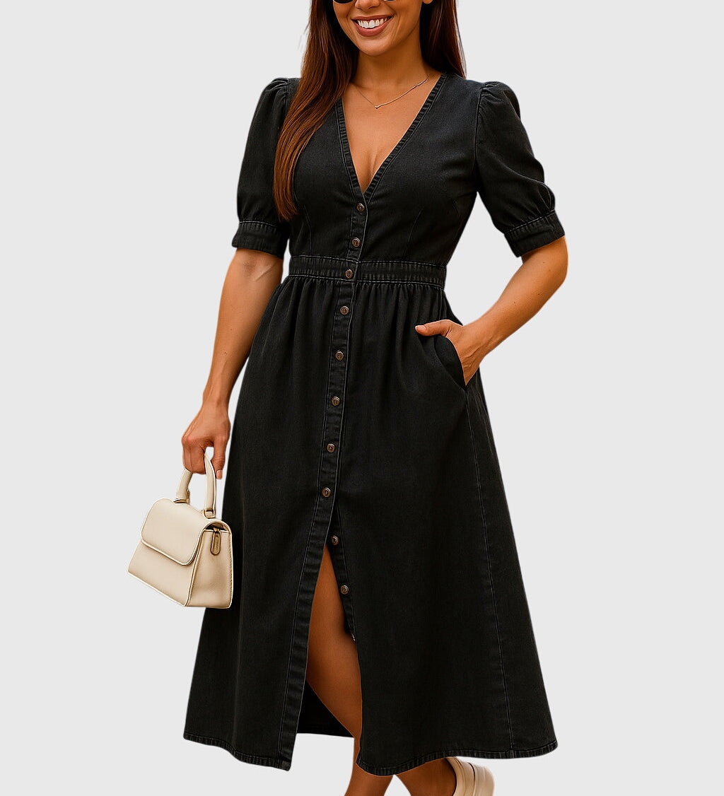 Jacqueline™ | Elegantní Džínové Šaty