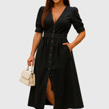 Jacqueline™ | Elegantní Džínové Šaty