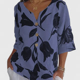 Laura | Pohodlná blůza s V výstřihem