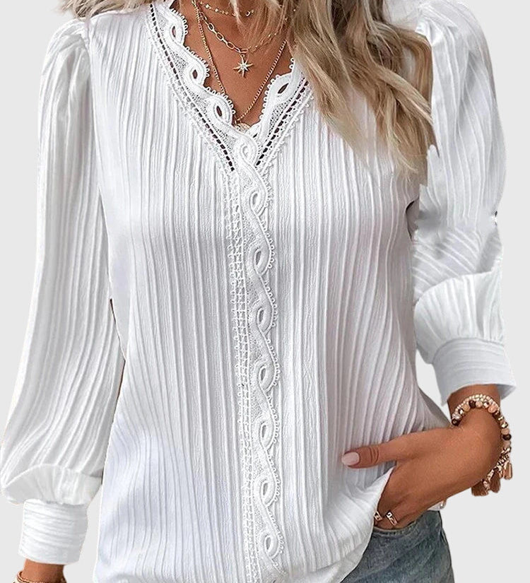 Andrea™ | Elegantní Pulovrová Blůza