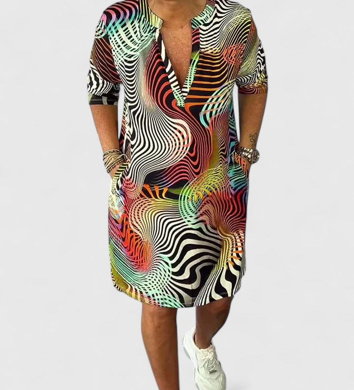 Helinae™ | Sofistikované šaty s V výstřihem