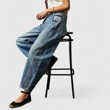 Déšť | Pohodlné Kalhoty Širokého Střihu