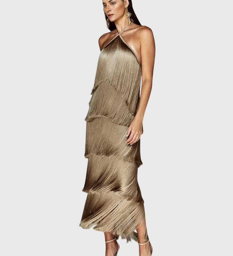 Artiselle™ - Šaty s třásněmi