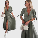 Sophia™ | Elegantní Džínové Šaty