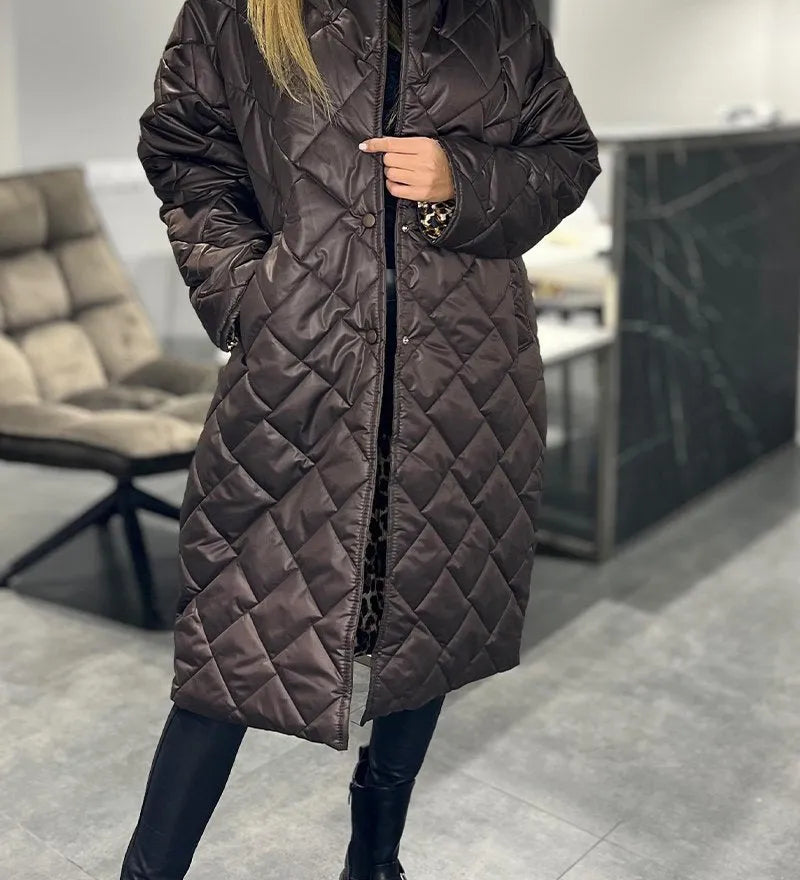 Kensington Luxe | Obojitý prošívaný kabát