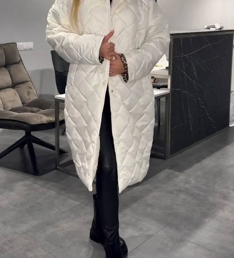 Kensington Luxe | Obojitý prošívaný kabát