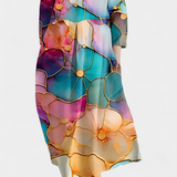 Isalinde | Pohodlné šaty s výstřihem do V